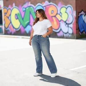 A.N.A Woman Denim Blue Jegging Size 18W Stretch Jeans